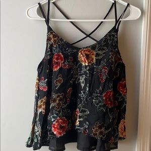 Double strap spaghetti top